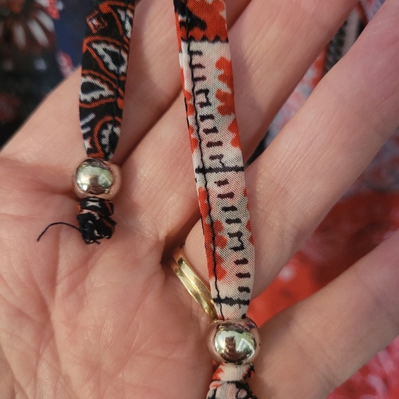 Westport sheer patchwork smocked top - 2X.        J17 - Picture 4 of 9